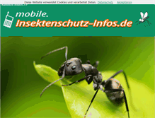 Tablet Screenshot of insektenschutz-infos.de